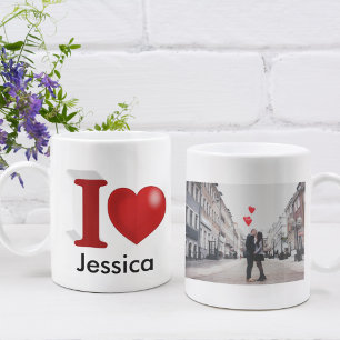 Mug I Love You Personnalisé Valentines Day photo