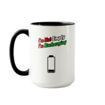 I’m Not Empty, I’m Recharging – Motivational Coffe