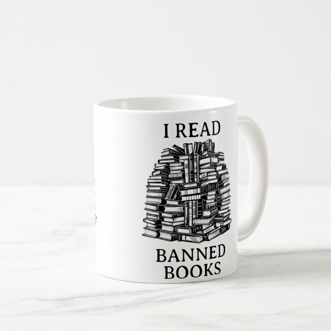 Mug I Read Banned Books (Devant droit)