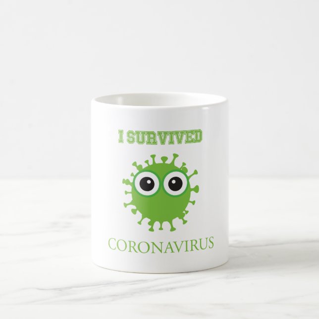 Mug I Survive Coronavirus Quarantine (Centre)