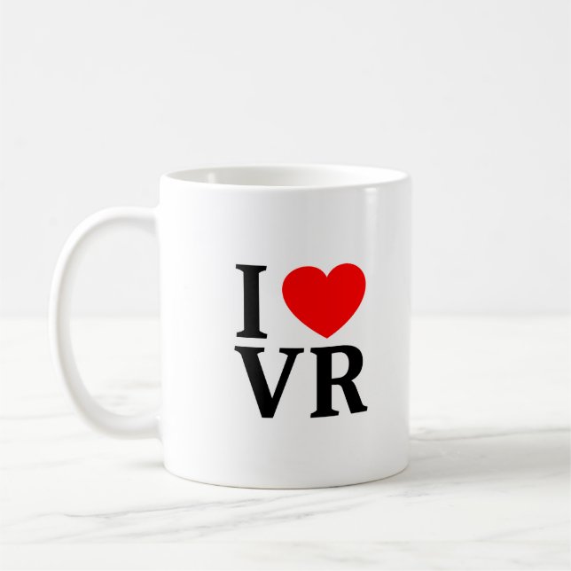 MUG I ❤️ VR I LOVE VR I HEART VR (Gauche)