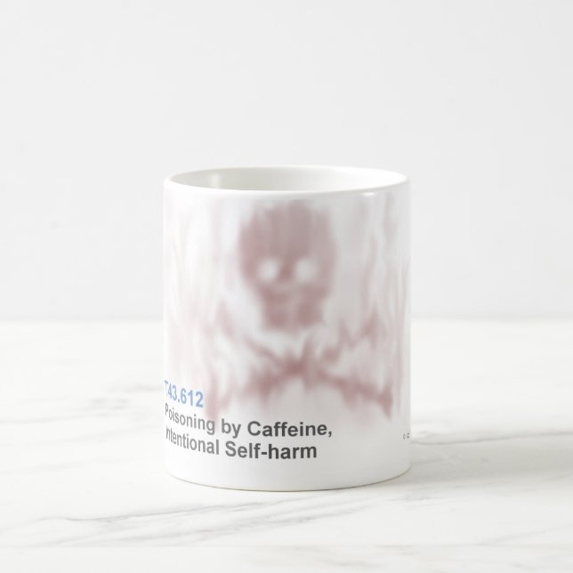 Mug ICD-10 : Empoisonnement T43.612 par la caféine, (Centre)
