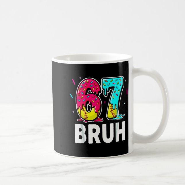 Mug Ice Cream Dripng Softball Drip Fun 6 7 Six Seven M (Droite)