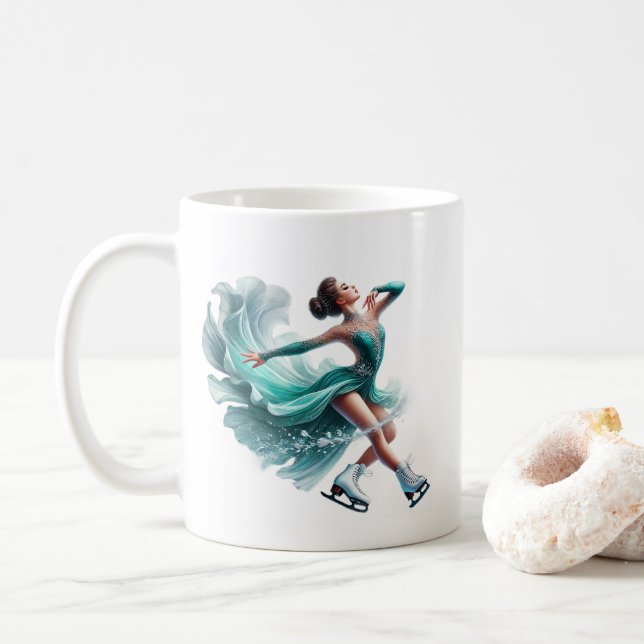 Mug Ice Skater  (Avec donut)