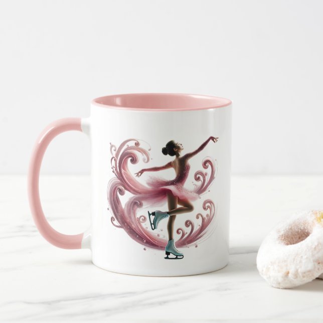 Mug Ice Skater  (Avec donut)