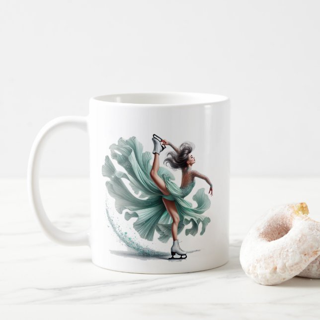Mug Ice Skater  (Avec donut)