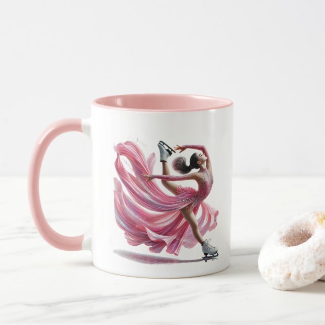 Mug Ice Skater  (Avec donut)