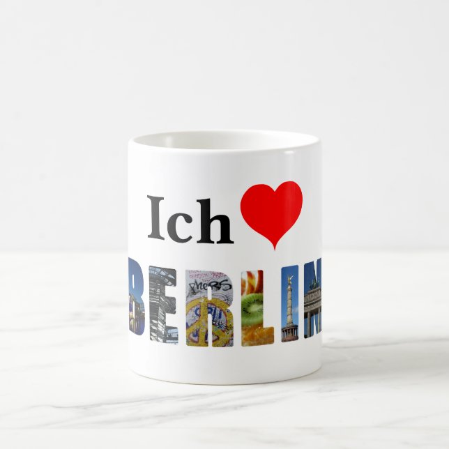 Mug Ich Liebe Berlin Allemagne City Photos de Voyage (Centre)