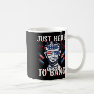 Mug Ici À Bang Abraham Lincoln 4 juillet Feux D'Artifi
