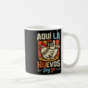 Mug Ici c'est moi l'œuf Funny poulet espagnol