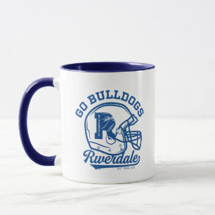 Mug Icône de casque de football Go Bulldogs