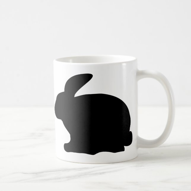 Mug icône de lapin noir (Droite)