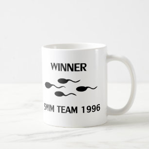 Mug icône de l'équipe de natation gagnante 1996