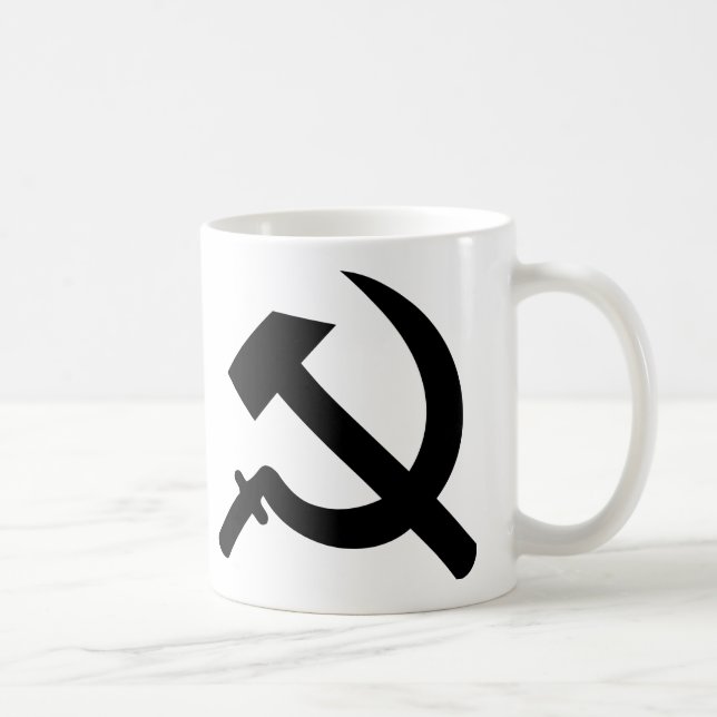 Mug icône marteau et faucille (Droite)