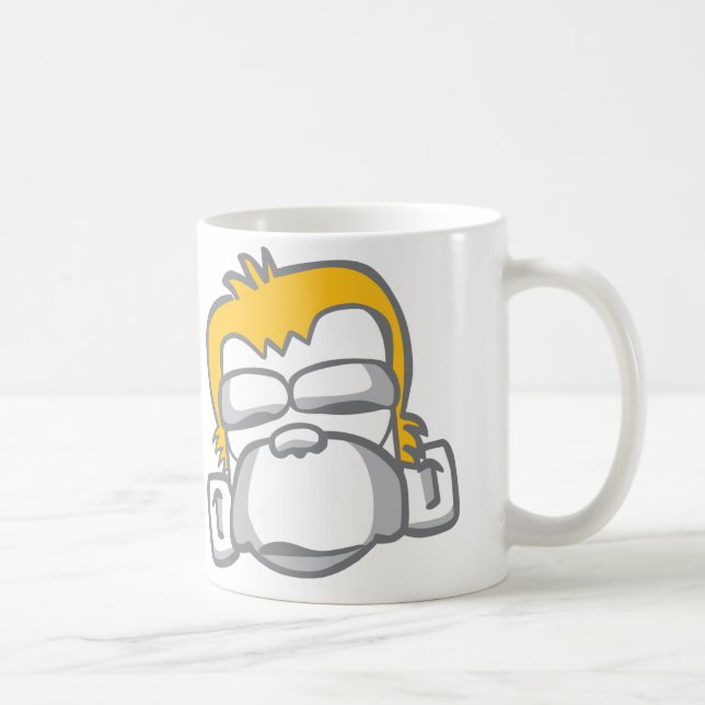Mug Icône mauvaise de singe (Droite)