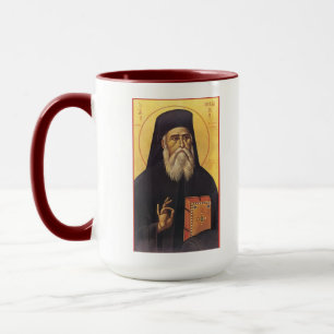 Mug Icône orthodoxe de Saint Nectarios d'Égine