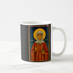 Mug Icône orthodoxe de sainte Olga d'Alaska 