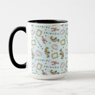 Mug Icônes d'aquarelle AMIS™ Motif