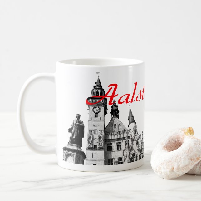 Mug Icônes de Aalst Souvenir (Avec donut)