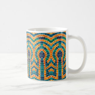 Mug Icônes D'OR MOSAIC Musique Blanche