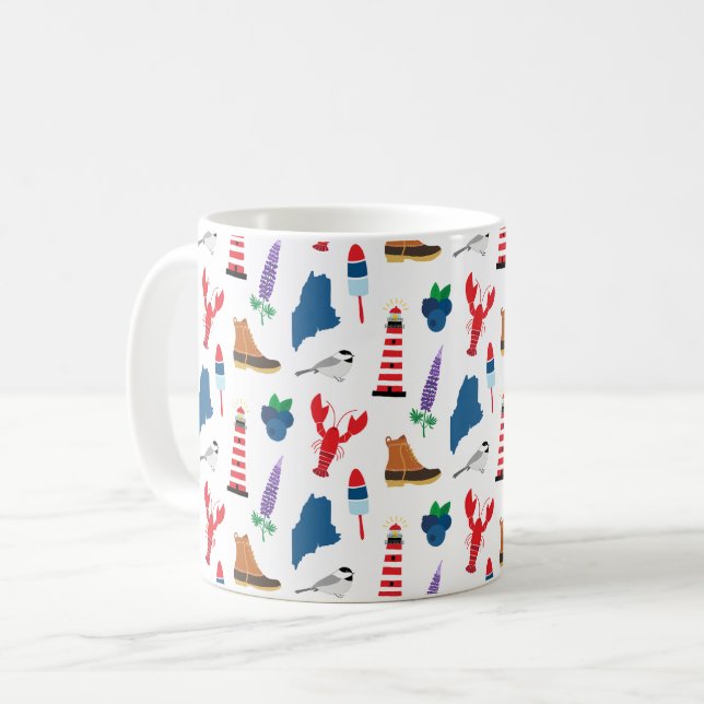 Mug Icônes du Maine (Devant gauche)