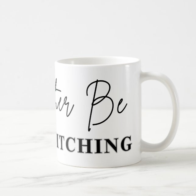 Mug I'd Rather Be Cross Stitching - Cross Stitcher (Droite)