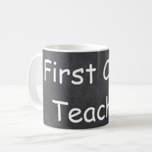 Mug Idée Cadeau Design Tableau Noir Professeur Premièr