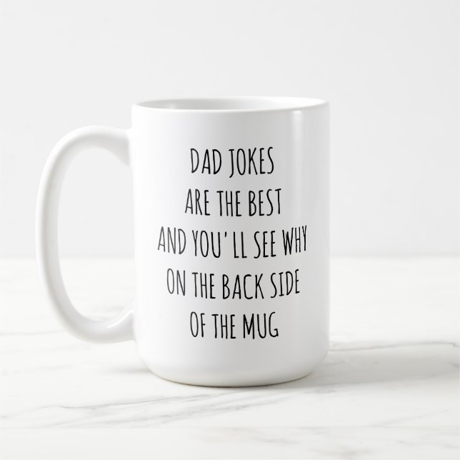 Mug Idées cadeaux de jour pour papa unique, cadeau pou (Gauche)