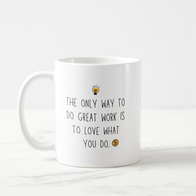 Mug Idées cadeaux d'un employé de carrière (Gauche)