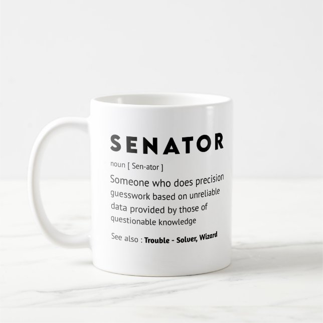 Mug Idées de cadeaux de retraite pour législateur légi (Gauche)