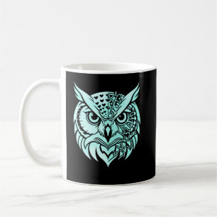 Mug Identité de Hibou Abstrait – Observateur Symboliqu