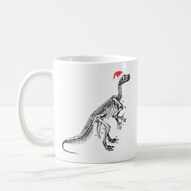 Mug Iguanodon (Dinosaur) Noël (Gauche)