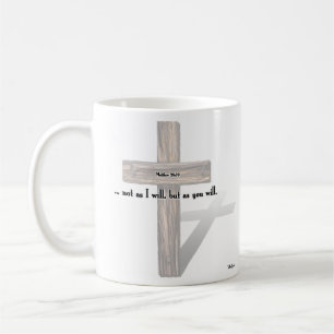 Mug Il A Augmenté 3 Croix Robustes Matthieu 26:39