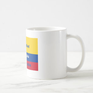 Mug Il a orthographié la Colombie pas Colombie
