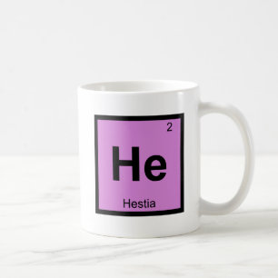 Mug Il - Chimie de la déesse Hestia Tableau périodique