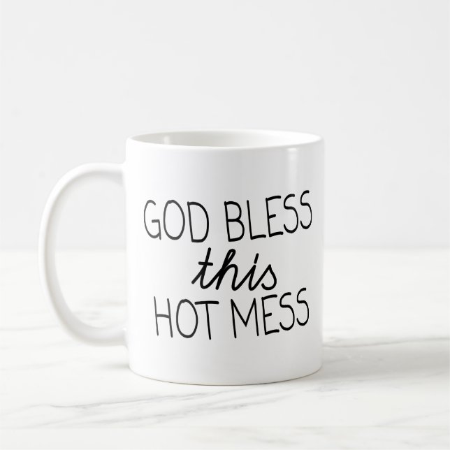 Mug Il effiloche Hot Mess (Gauche)