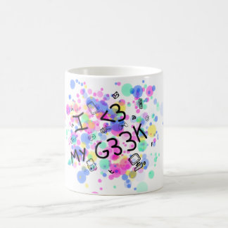 Mug Il effiloche I love my geek