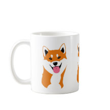 Il effiloche Shiba inu souriant