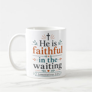 Mug Il Est Fidèle Dans L'attente Citation Biblique Mod