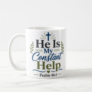 Mug Il Est Mon Aide Constante Foi Matinale Dévotionnel