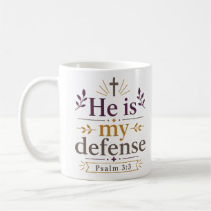 Mug Il Est Mon Bouclier Verset Biblique Citation D'enc