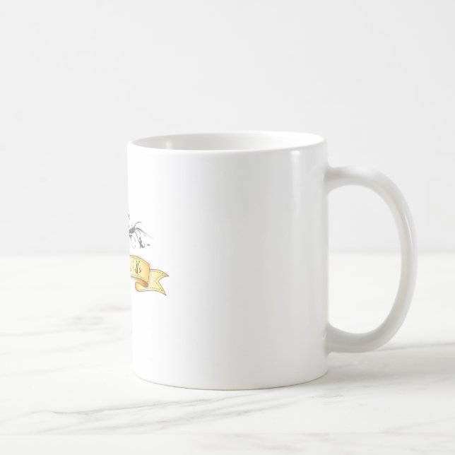Mug Il est mort pour nous Floral Cross (Droite)