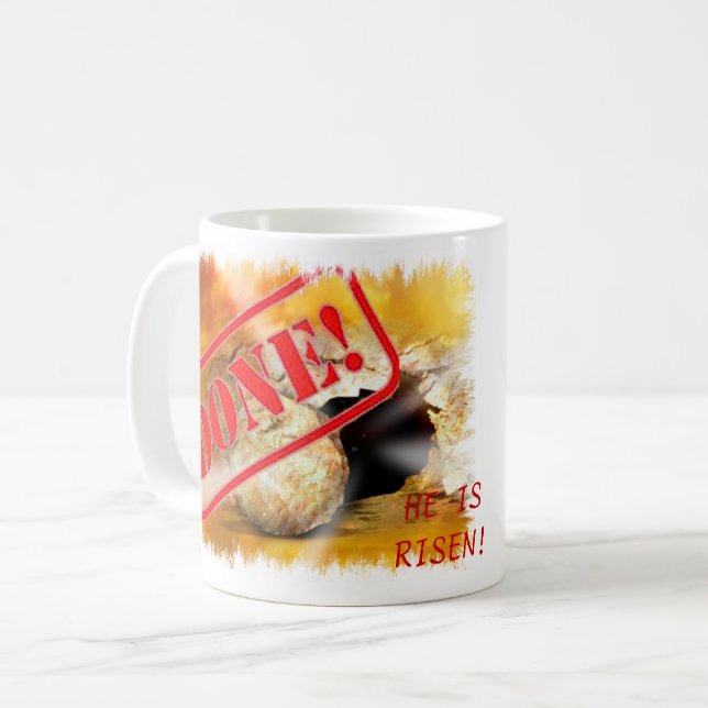 Mug Il est ressuscité (Devant gauche)