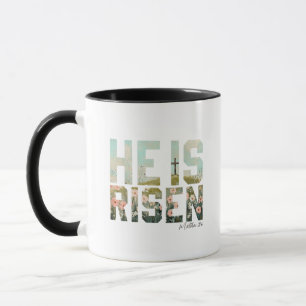 Mug Il est Ressuscité Bohème Pâques Chrétien Jésus