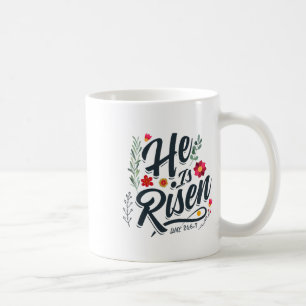 Mug Il Est Ressuscité Chemise Religieuse De Pâques Res
