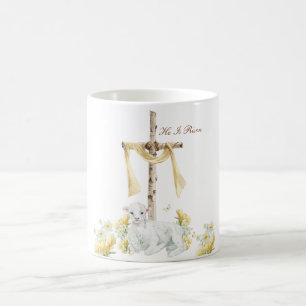 Mug Il Est Ressuscité Chrétien Pâques Personnalisé