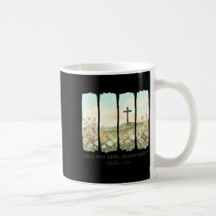 Mug Il est ressuscité christian wildflower joyeuses pâ