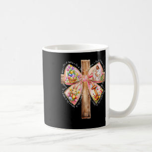 Mug Il Est Ressuscité Jésus Coquette Nœud Paques Croix