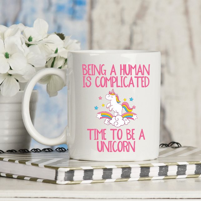 Mug Il est temps d'être une licorne (Créateur téléchargé)