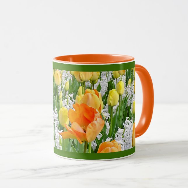 MUG IL EST TOUJOURS PRINTEMPS/JARDIN TULIP (Devant droit)